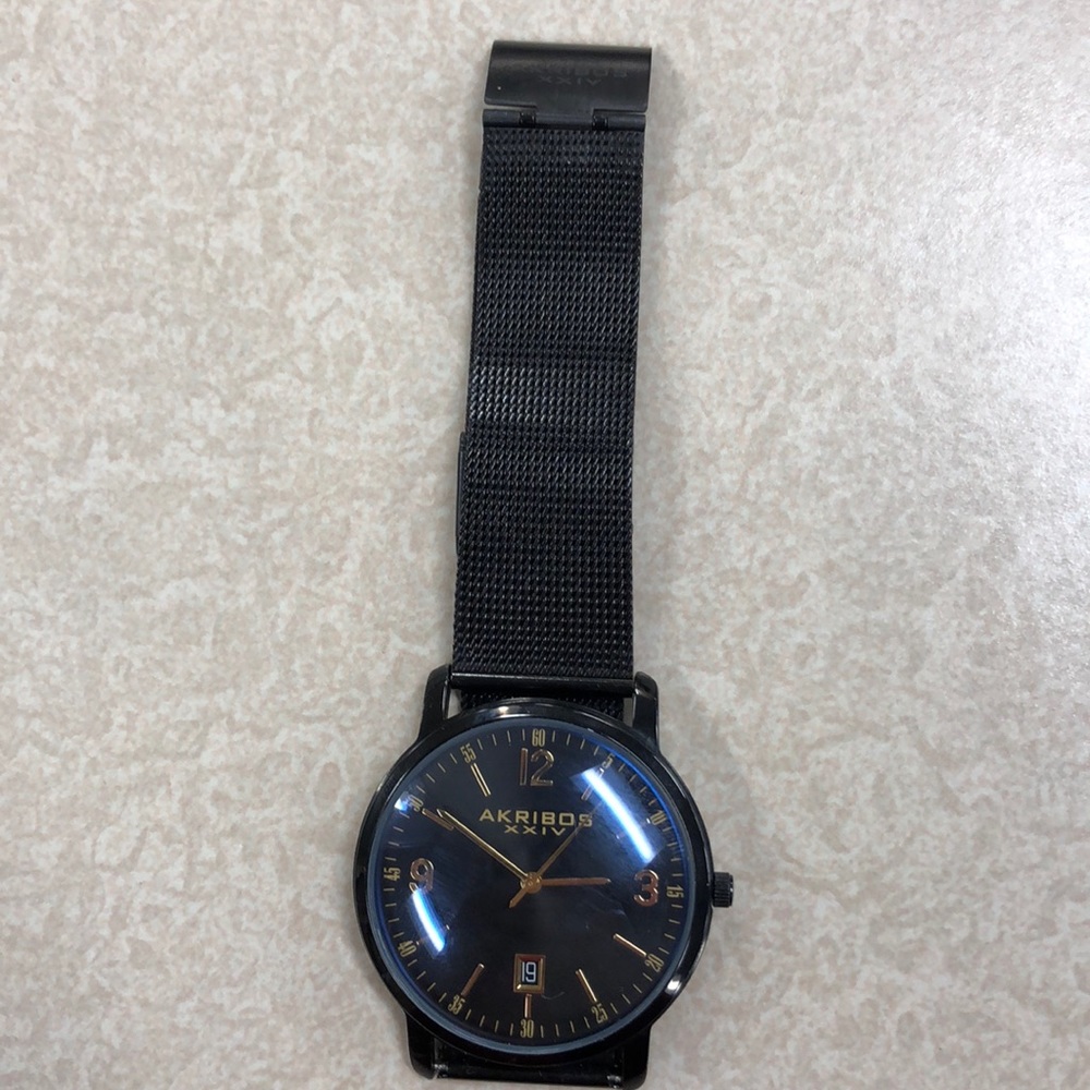 Black Akribos Men’s watch
